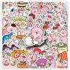 Kanahei Cute Bunny & Guka Stickers: 52 Cartoon Sheets for Decorating Water Bottles, Phones & Journals.