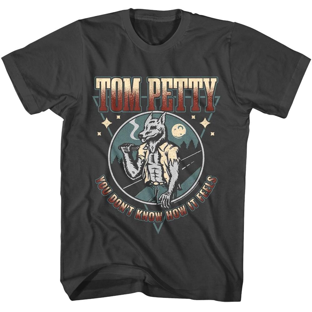 Tom Petty You Don t Know How it Feels Men s T Shirt Wolf Heartbreakers Rock Band Unisex T-Shirt S
