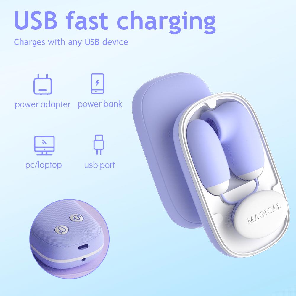 Sucking Vibrating Love Egg Massager For Women Clitoral Nipple Stimulation Quick Orgasm Sex Toys Portable Vagina Ball Adult Goods