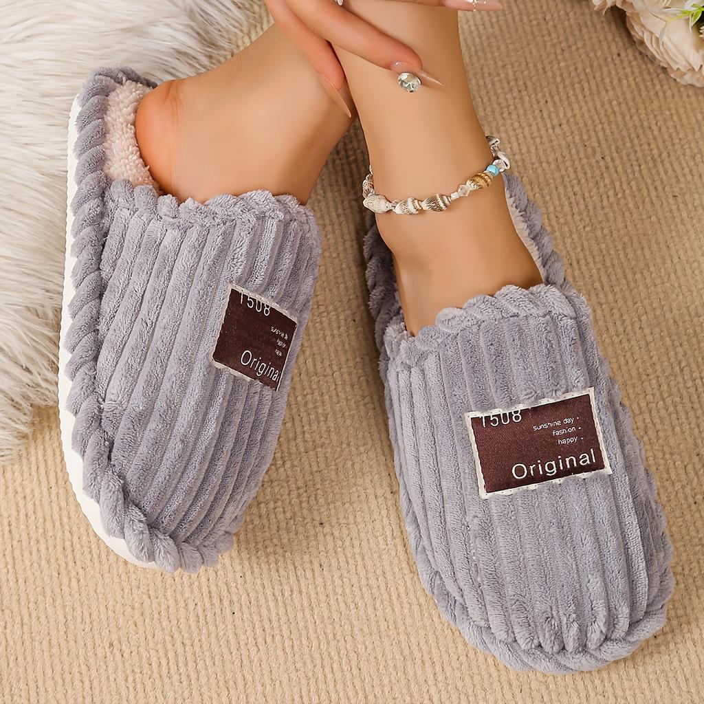 [Non-Slip] Indoor Slippers - Non-Slip - for Men and Women, Autumn and Winter