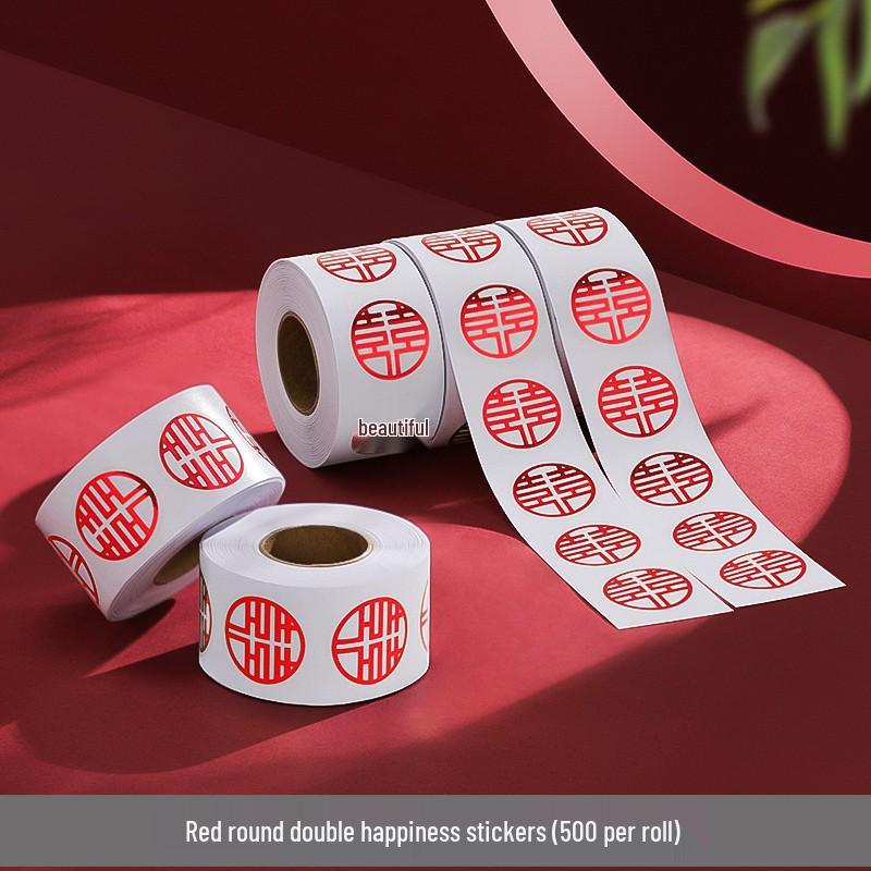 Double Happiness Wedding Stickers: Room, Bedroom, Wardrobe & Dressing Table Decor