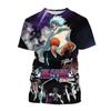 Hot sale Summer Kurosaki Ichigo 3D print T-shirt anime fashion o neck short-sleeved men's and women's casual