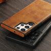 Retro Leather Phone Case for Samsung S26 Ultra - Durable Shockproof Large Cutouts Business Style Full Cover On Samsung S26/S25/S24/S23/S22/Ultra/Plus