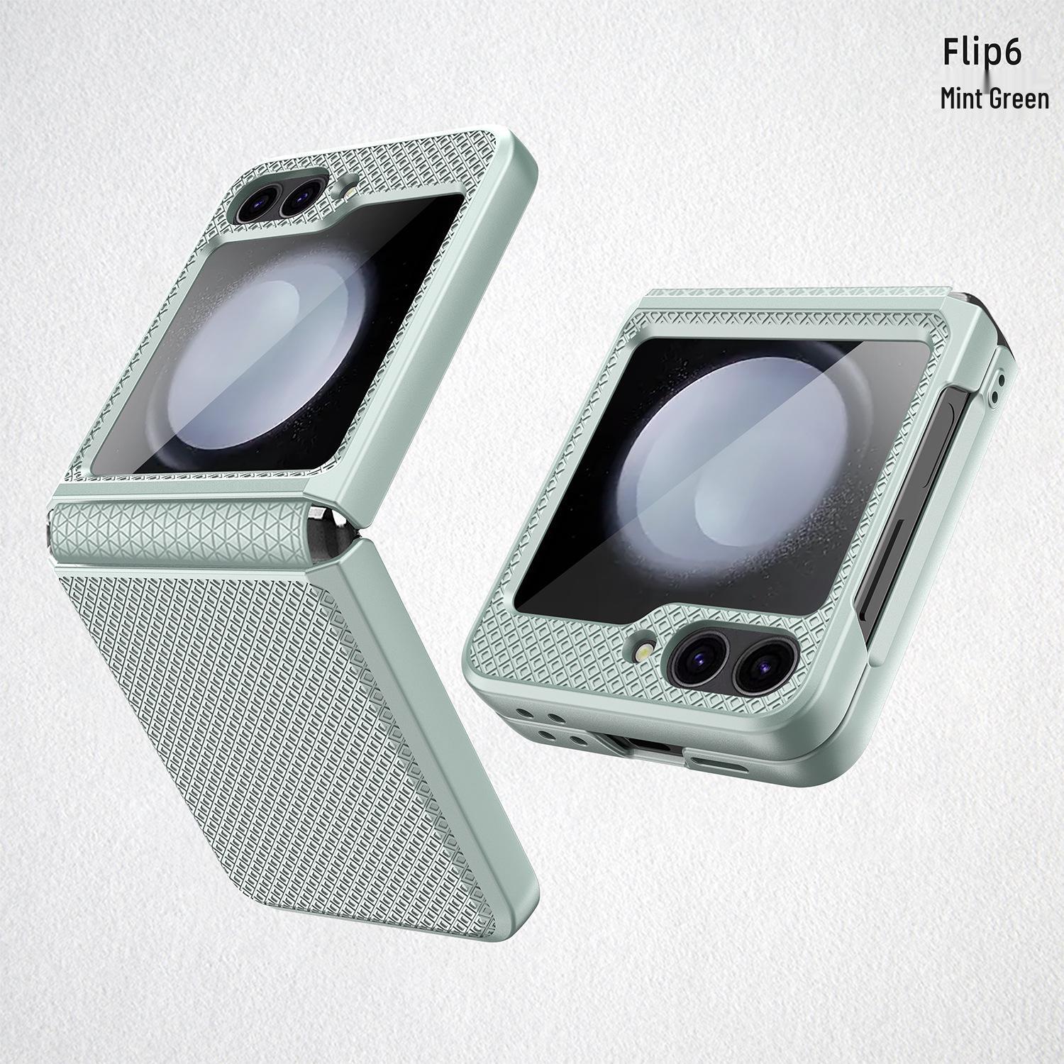 

Samsung Flip6 Hinge Folding Protective Case with Integrated Film Samsung Galaxy Z Flip6