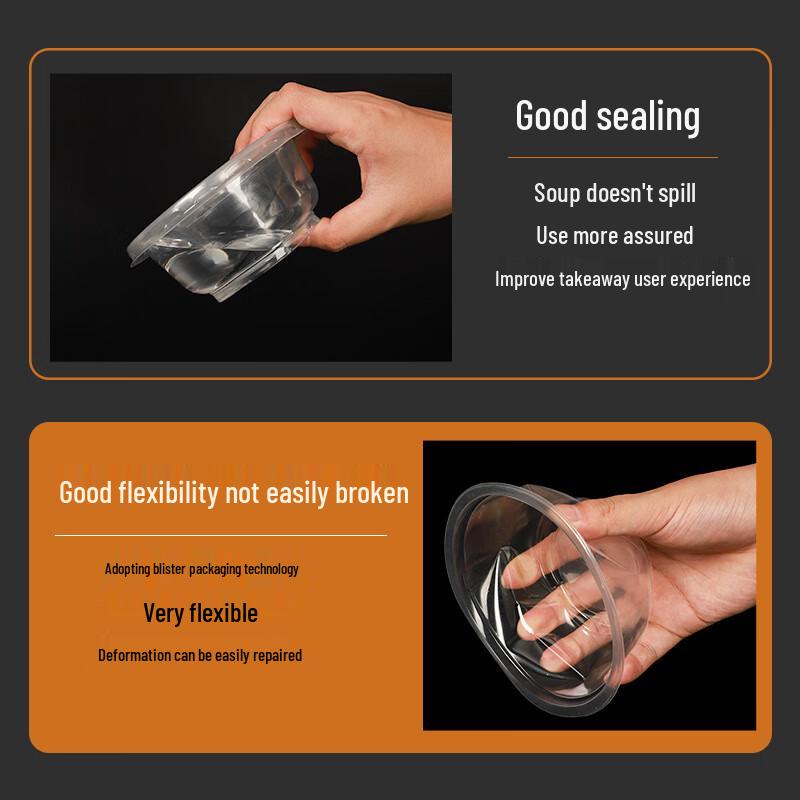 Xiaoyueya Disposable Round Takeout Container