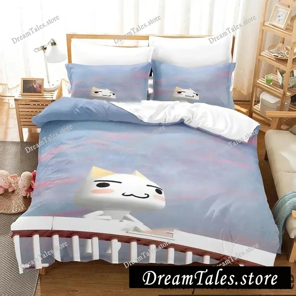 3D Print Toro Inoue Anime Doko Demo Issyo Bedding Set Boys Girls Twin Queen King Size Duvet Cover Pillowcase Bed Boys Adult
