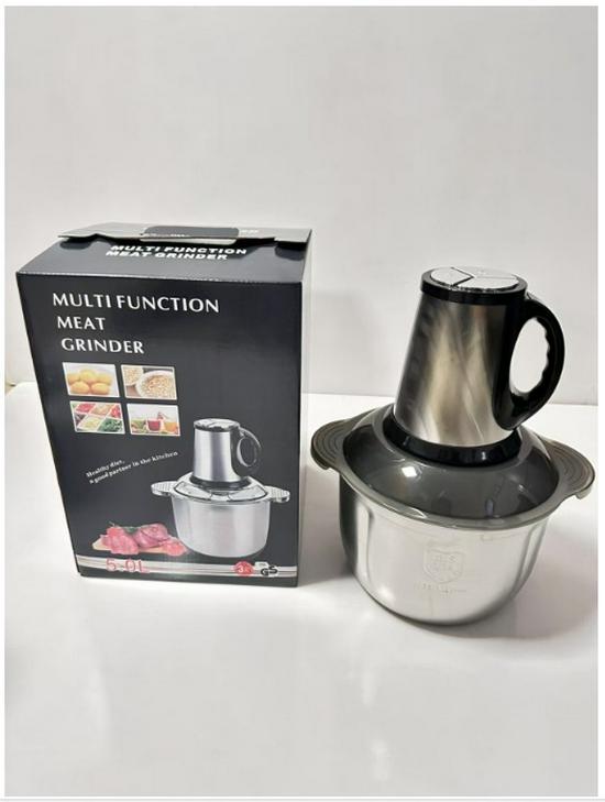 Large Capacity Stainless Steel Electric Meat Grinder & Food Processor