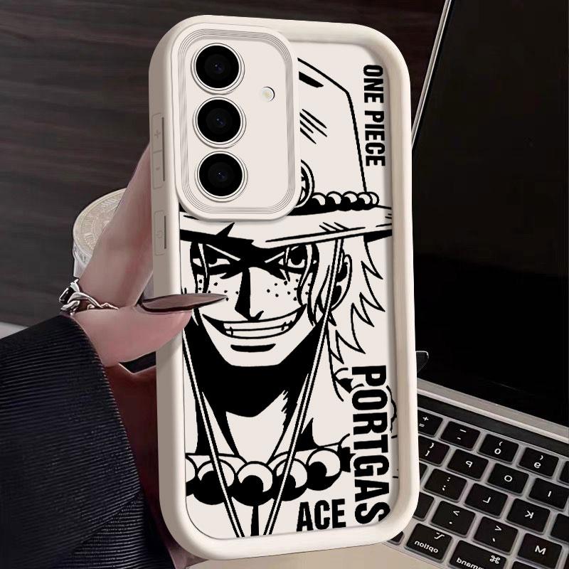 One Pieces Phone Case For Samsung S26 S25 S24 S23 S21 S20 Ultra Sabo Luffy Ace For Galaxy S25 S24 FE S26 Plus Soft Silicon Cover