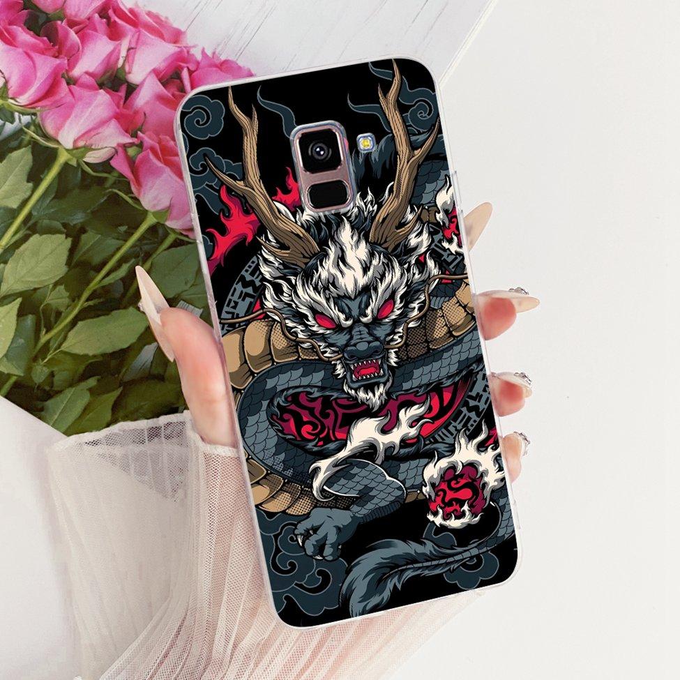 Clear Casing For Samsung Galaxy A8 Plus 2018 SM-A730F Phone Case For Samsung A8 Plus 2018 Cover Cute Fashion Funny Cool Painted