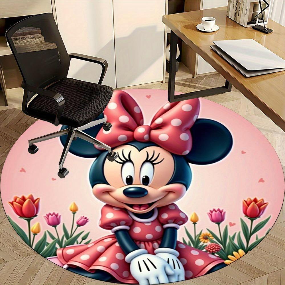 

1pc Adorable Cartoon Design Round Rug - Perfect for Home Decor, Office, or Home Room Flooring -C41138 80cm by 80cm