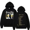 Sällsynt Punkband Green Day Nimrod Baksida Tryck Hoodie Män Vintage Gotisk Rock Oversized Sweatshirt Manlig Hip Hop Casual Huvtröjor