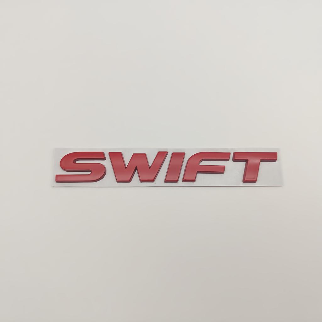 1pc 3d Metal  Swift Badge Sticker Car Rear Trunk Logo Emblem Decal for Swift
