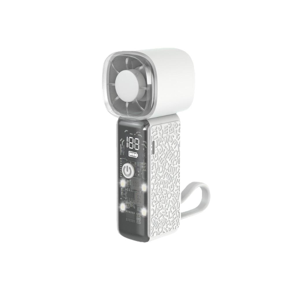 Mini Handheld Portable Fan Strong Wind Cooling USB Charging Noise For Outdoor Shopping Travel And Daily Summer Cooling