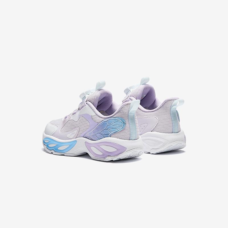 Anta Kids Butterfly Wing Fabric Trendy Comfortable Versatile Lightweight Shock Absorbing Non-Slip Low-Top Running Shoes Kids Sneaker 322519915-1