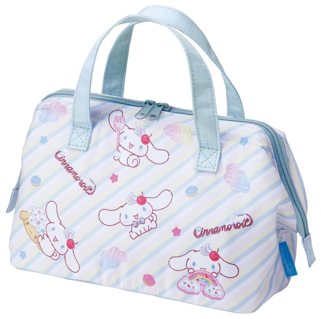 Skater Lunch Clasp Fancy Bag, Insulated, Purse, Women's, Sanrio, Cinnamoroll, Snacks, Sweets, Girls, KGA1-A