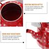 Enamel Water Kettle European Style Tea Pot Teakettle Ancient Bell Pot  Outdoor