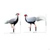 2 Stück Vogeldekorationen mit Erdspießen Bedruckte Acryl-Umrisse Einfach zu verwendende Silhouette