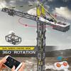 MOULD KING 17004 Tower Crane Technical Building Blocks Toys Support Remote Control For Kids Christmas Children's Gifts
