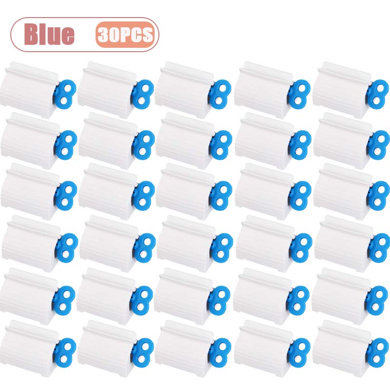 1-30PCS Toothpaste Squeezer Manual Roller Dispenser for Lazy People No Battery Needed Universal Fit for Tubes