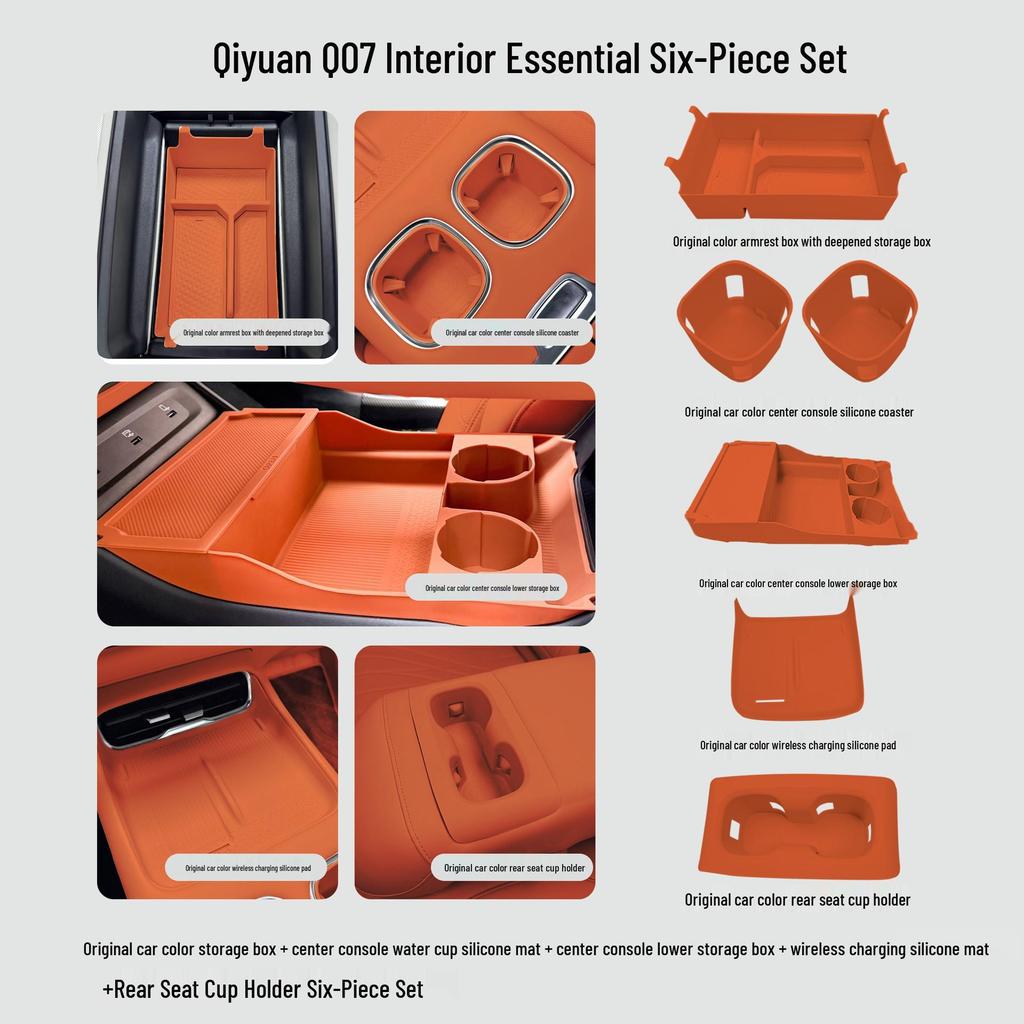 Changan Qiyuan Q07 Silicone Center Console Storage Box for Interior Upgrade