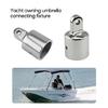 Marine Yacht Canopy Tube End Stainless Steel Pipe Eye End Cap Bimini Top Fitting