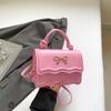 Vintage Sweet Metal Bowknot Women's Bag 2026 Summer New Bag Solid Color Simple Fashion Casual Small Bag Single Shoulder Bags