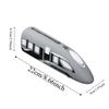 Cartoon High-speed Rail Pen Bag Drop-proof Large Capacity Storage Pencil Pouch Portable Multi-functional Silicone Pen Organizer