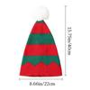 Gift Fur Pom Poms Christmas Hat Winter Thick Santa Claus Cap Plush Holiday Beanies Cap for Adults