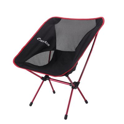Outdoor Chair CORE AIM Folding Chair with Storage Bag Ultra Light Compact Load Capacity 150kg 7075 Aluminum Alloy