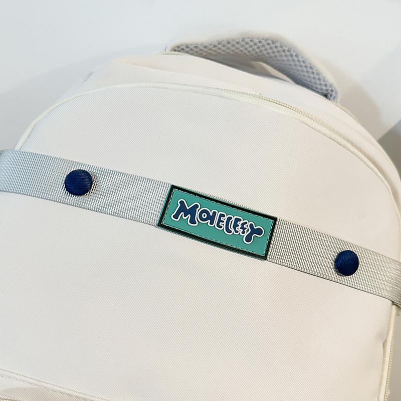 Student Schoolbag Women's Large Capacity Printed Colorblock Travel Backpack Men's Backpack