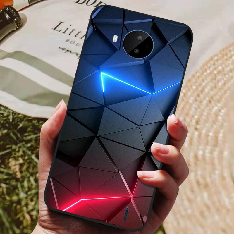 For Nokia C20 Case Soft TPU Silicone Cartoon Back Cover for Nokia C20 Plus Phone Cases TPU Black Bumper for NokiaC20 C 20 Plus