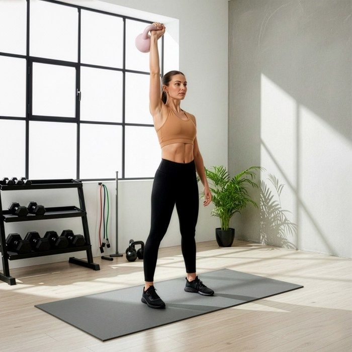 Kettlebell souple 2 kg - ACTIGET - Rose clair - Ergonomique - Sécurisée - Idéale pour femmes