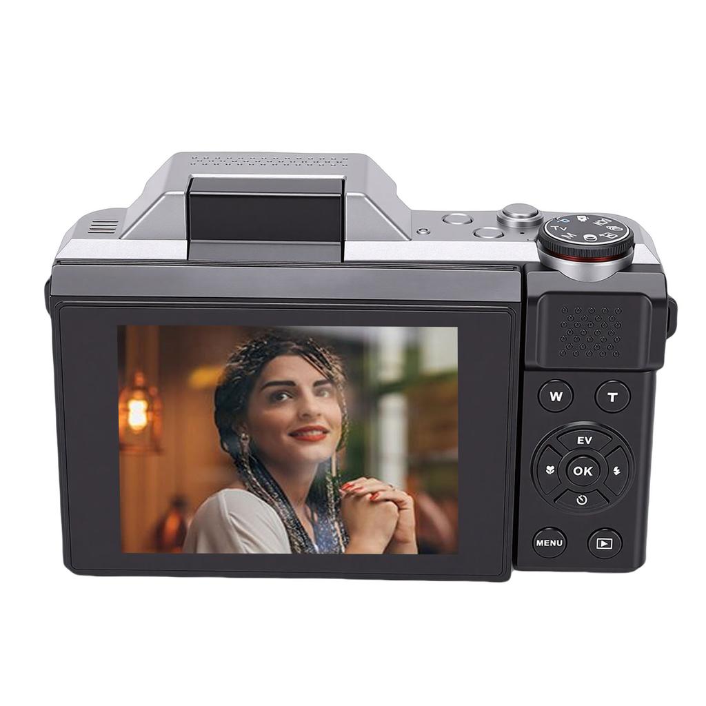 4K Digital Camera 64MP HD 6X Optical Zoom WiFi Teens Camera with 2.8 Inch 180 degrees  Flip Screen APP Control for