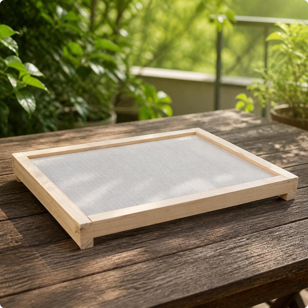 Incense Drying Net Breathable Tray with Mesh Screen for Workbench