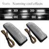 2Pcs Truck LED Light 12-24V 28LED Scanning Side Marker Turn Signal Warning Lights Tail Brake Light Emergency Signal for Trunk Trailer
