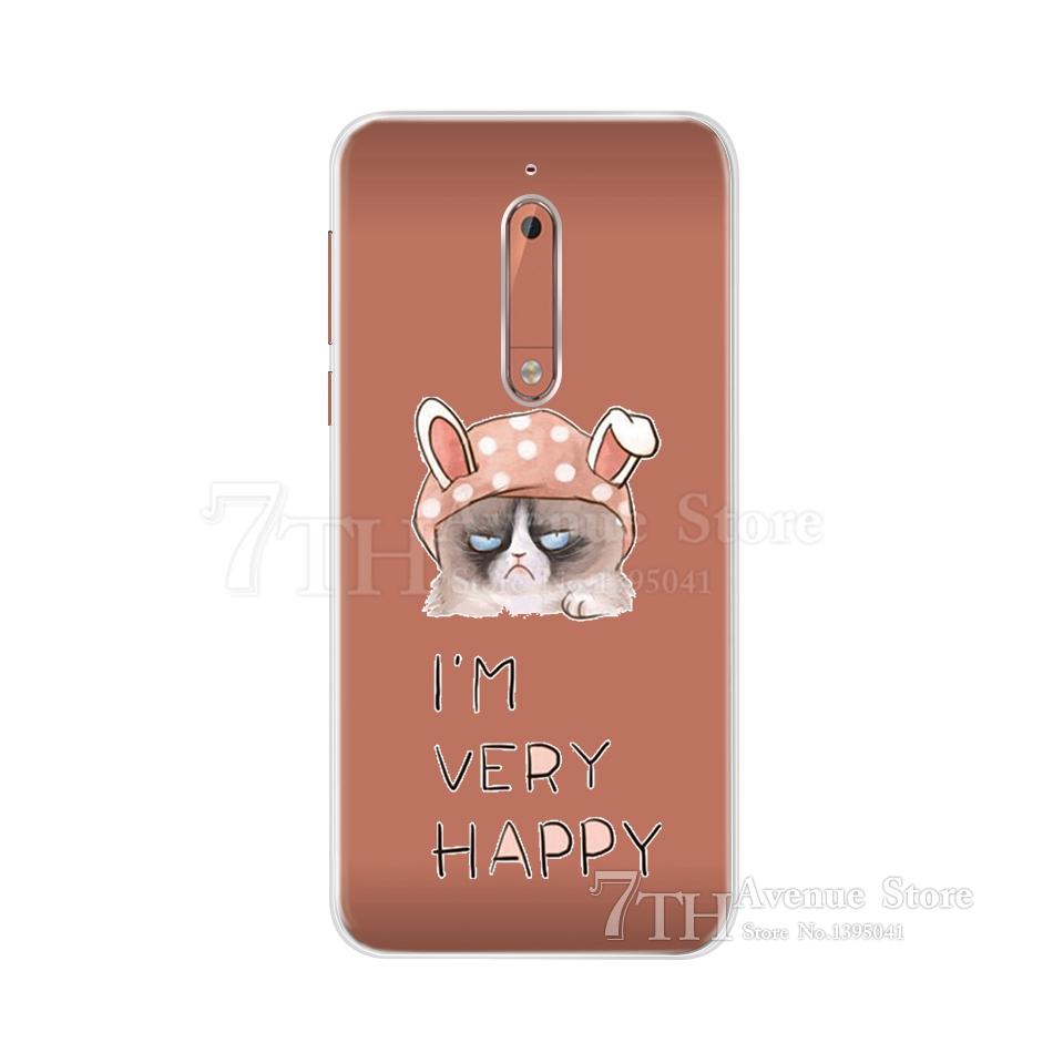 For Nokia 5 Case 5.2" Cartoon Soft Silicone TPU Phone Case For Nokia 5 Nokia5 Global Dual TA-1024 TA-1053 TA-1044 Back Cover