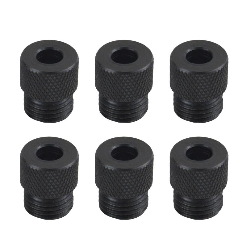 Professional 6Pcs Drill Guide Bushings Sturdy Carbon Steel Rustproof Drill Sleeve For 2mm To 10mm Hole Alignment