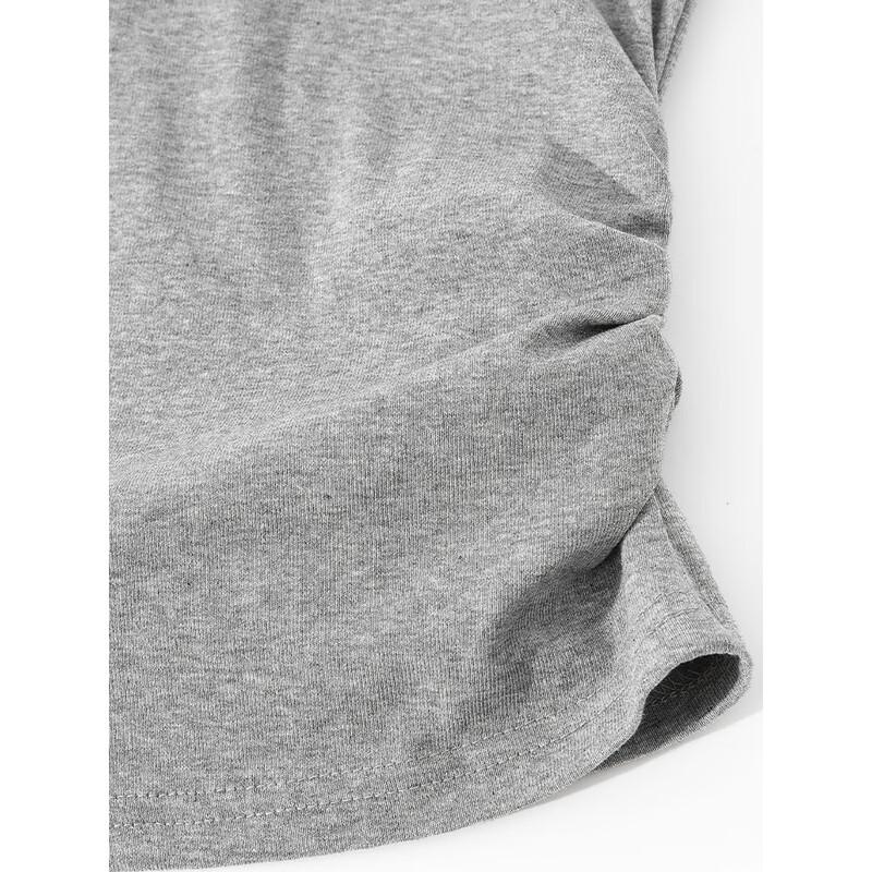 :CHOCOOLATEit Women's Puppy Print Polo Long-Sleeve T-Shirt