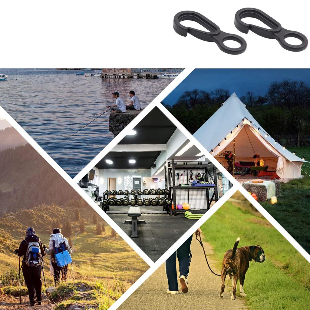 Ygmylandbb Mini Carabiner Clip Ultra Small Spring Snap Hook Plastic