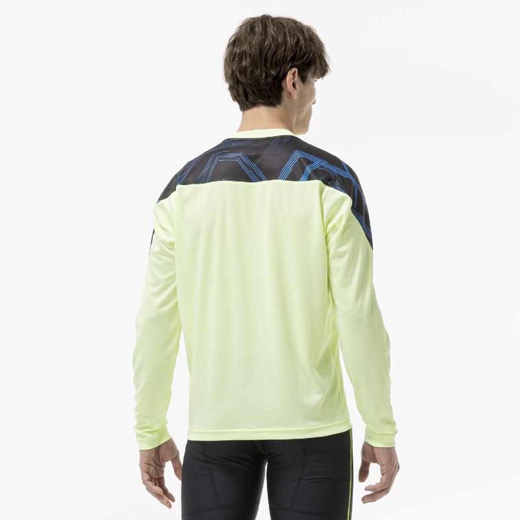 Track and Field Wear Lime XS [Mizuno] N-XT Long-Sleeve T-Shirt, Sweat-Wicking, Quick-Drying, U2JAD501, Unisex, Pulp,