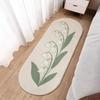 Flower Pattern Bedroom Decor Carpet Thick Plush Carpets for Living Room Fluffy Soft Bedside Floor Mat Simple Style Cloakroom Rug