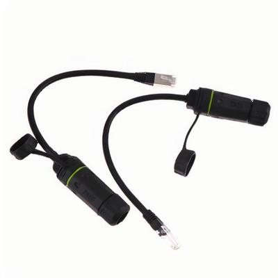 RJ45 8P8C Waterproof Network Pass-through Head Connector RJ45 Male To Female Adapter Extension Cord