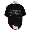 Trendy Brand Short-Sleeved Pure Cotton Men'S Printed T-Shirt Trendy Men'S And Women'S Versatile Round Neck T-Shirt Men'S
