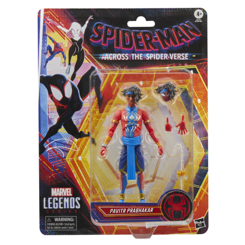 Hasbro Marvel Legends Series Pavitol Prapakar, Spider-Man: Across the Spider-Verse Collectible 15cm Action Figure F9172, Authentic