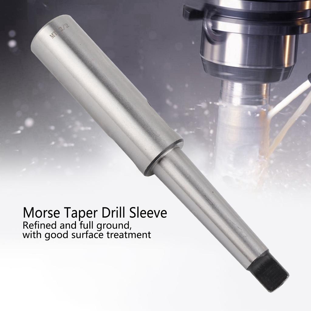 Manchon de perçage à cône Morse Adaptateur de réduction d'allongement Pièce de rechange pour montage de tour MT2‑2