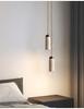 Stylish Yellow Travertine Wabi-Sabi Pendant Lights for Bedroom or Restaurant