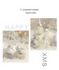 Painted Silver & White Christmas Ball Set: Elegant Tree Ornaments