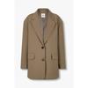 Oversized Shoulder Two Button Jacket  9105312101ar 