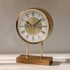 3.5inch (89mm) Clock Insert Roman Numeral Round Watch Insert Gold Clock Perfect for Decorating and Gifting Making