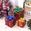 3Pcs LED Gift Box String Light Battery Waterproof Christmas Tree Christmas Decorative Lamp Home LED Box Gift Lights Fairy Light